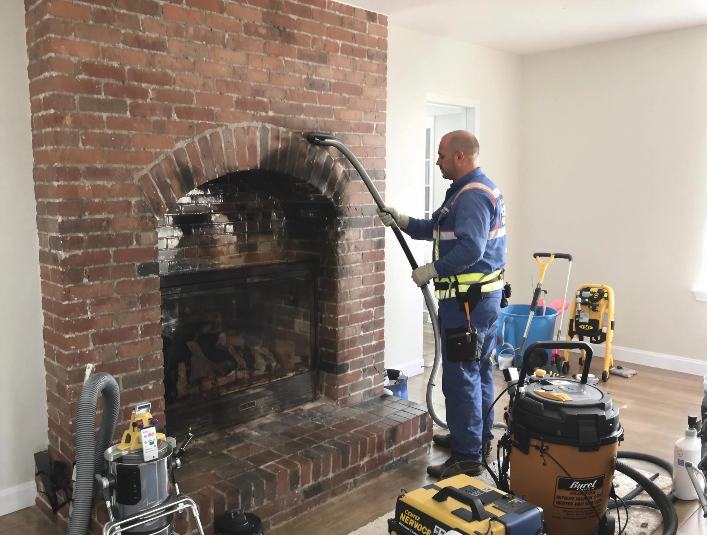South Ogden Chimney Sweep expert performing detailed chimney sweep in South Ogden, UT