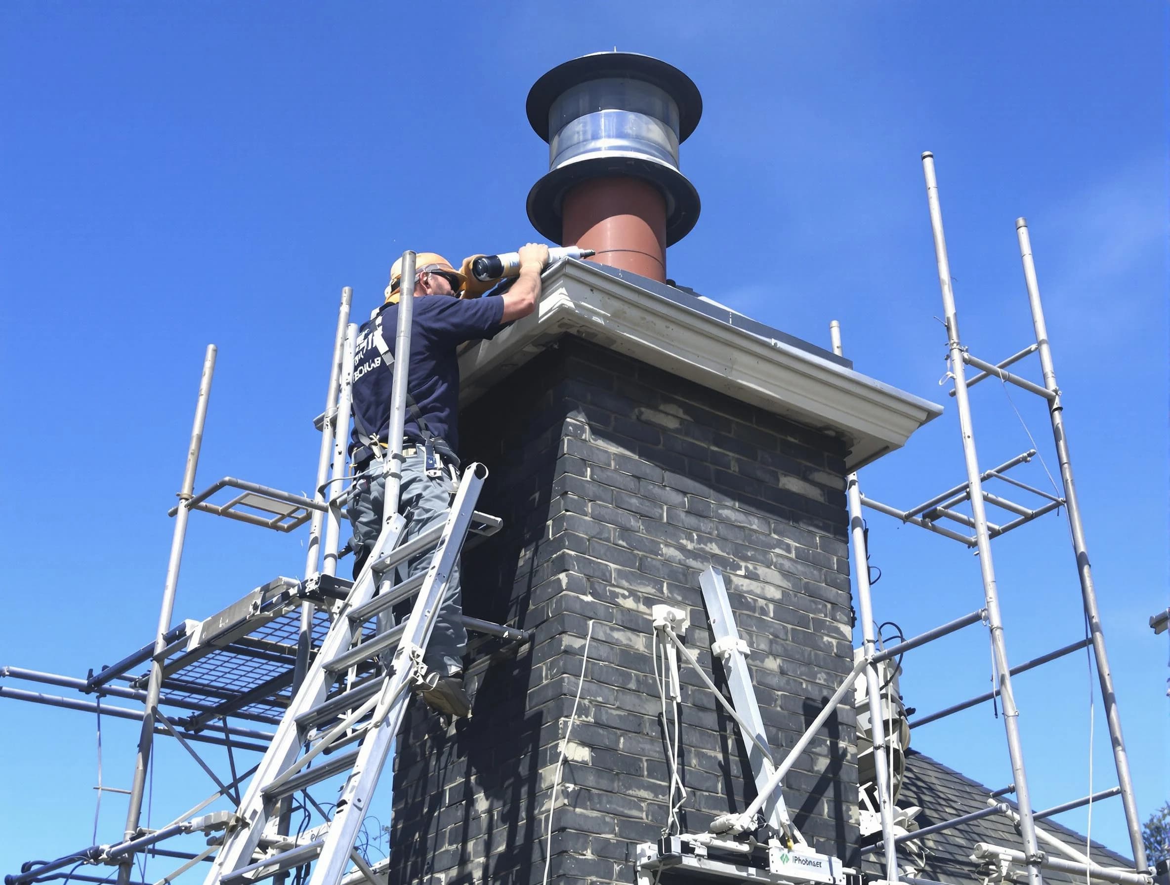 Sturdy chimney crown finished by South Ogden Chimney Sweep in South Ogden, UT
