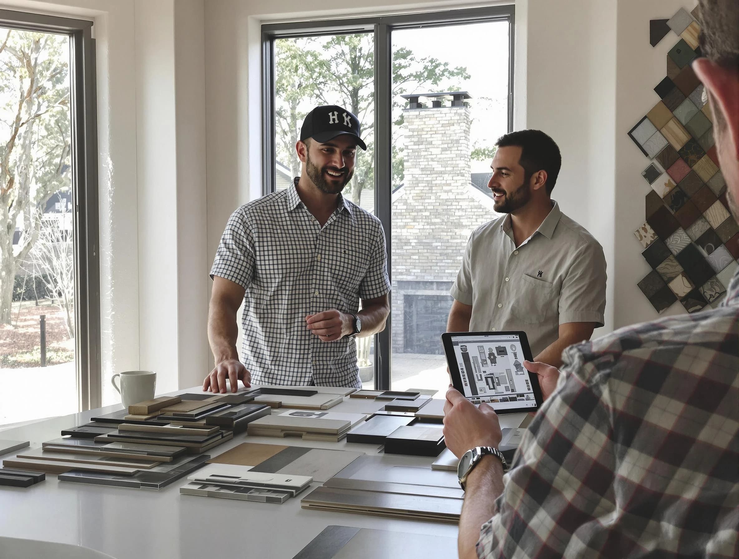 South Ogden Chimney Sweep remodeling a chimney and fireplace in South Ogden, UT