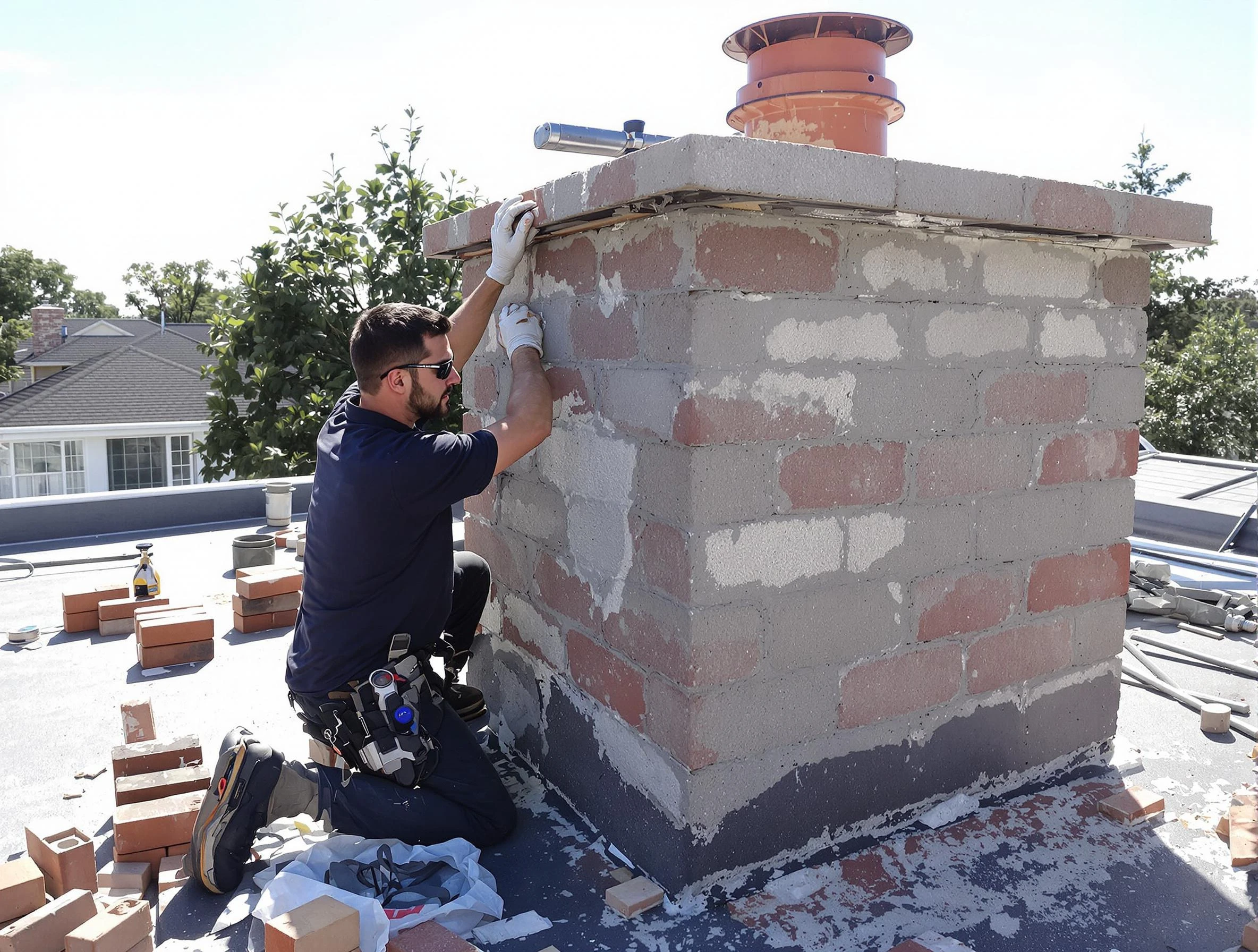 Advanced chimney repair process by South Ogden Chimney Sweep in South Ogden, UT
