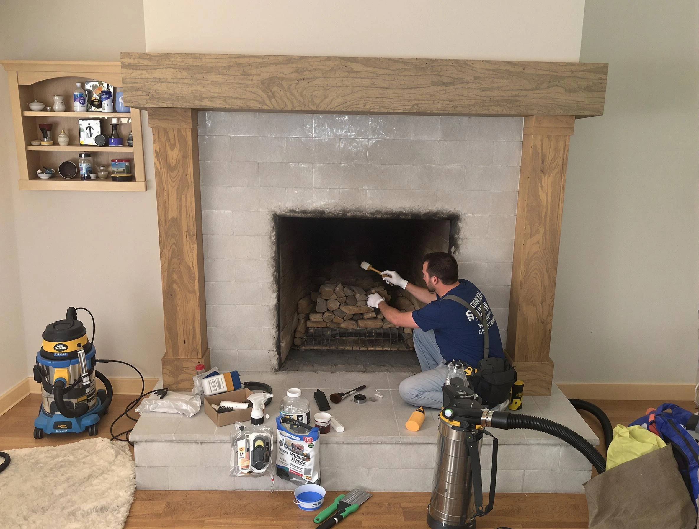 Detailed creosote removal process by South Ogden Chimney Sweep in South Ogden, UT